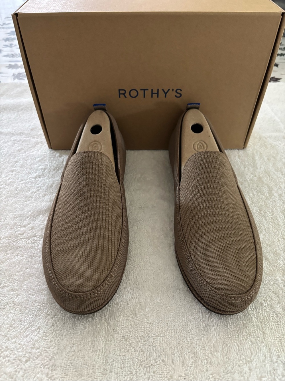 Rothy's Men's Ravello Loafers in Faded Brown